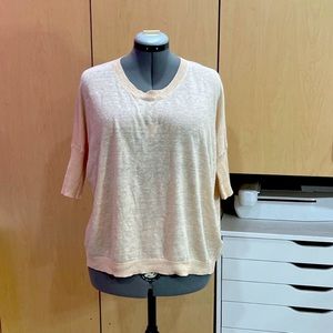 Jcrew top xsmall lite peach pink color